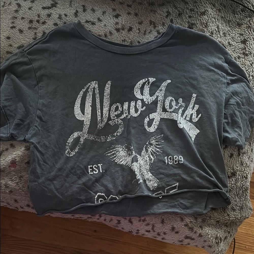Gray New York Graphic Tee